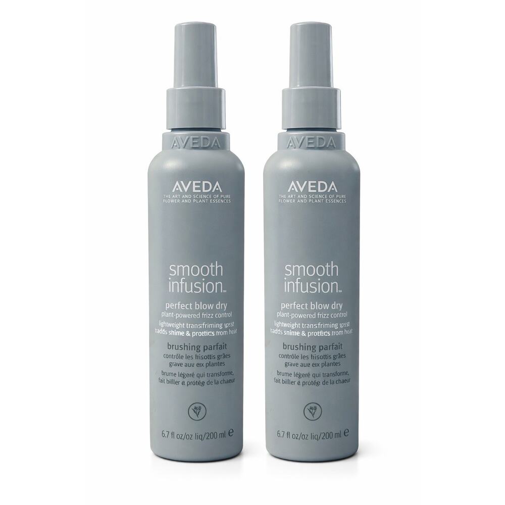 Aveda Smooth Infusion Perfect Blow Dry Spray 2 Pack 6.7oz Frizz Control